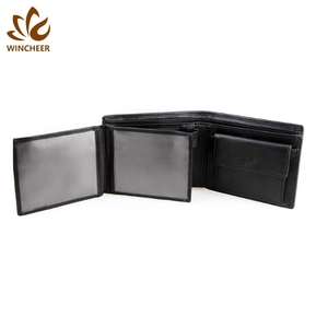Venta caliente logotipo personalizado <span class=keywords><strong>de</strong></span> moda estándar <span class=keywords><strong>carteras</strong></span> elegante cuero mens bifold caballeros cartera - Product Image 4