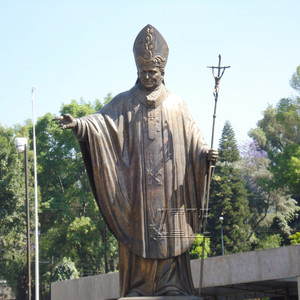 La vida al aire libre tamaños Iglesia bronce <span class=keywords><strong>Papa</strong></span> escultura - Product Image 2