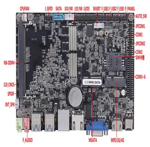 4 inch Motherboard Skylake CPU i3/i5/i7 NB-DDR4 16G 1*MSATA 1*2.5 inch SSD /HDD 6COM 5USB2.0 4USB3.0 1or 2LAN 8111H
