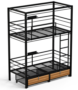 Cadre de lit en métal, lit de repos pour l'aéroport, pod de sommeil pour les stations balnéaires, les hôtels, les écoles, les auberges de jeunesse - Product Image 5