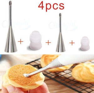 4 pièces – Offre Spéciale : Seringues à Pâtisserie en Acier Inoxydable pour Gâteaux et Cupcakes – Tubes de Remplissage pour Pâtisserie - Product Image 2