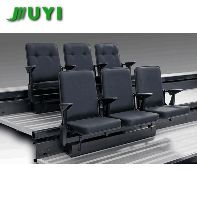 JUYI Electric Metal Folding Chair Gym Exercises Bleacher Mobile arena seating chairs in furniture JY-780