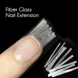 浸泡玻璃纤维指甲延伸，用于指甲丝延伸