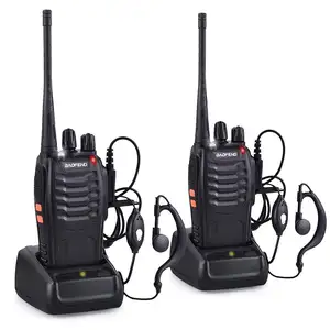 Origionl baofeng BF-888S מכשיר קשר נייד רדיו BF888s 5W 16CH UHF 400-470MHz BF 888S Comunicador משדר משדר