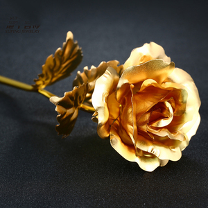Rose-00001 xuping Lead and Nickel Free Alloy Flower Festival Lady Women <strong>Gift</strong> Plated 24 <strong>Karat</strong> Gold Rose - Product Image 3
