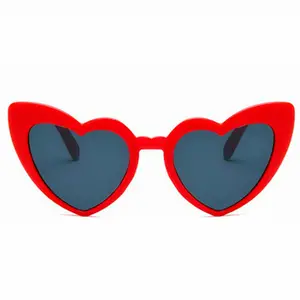óculos para rosto em forma de coração Suppliers-Óculos de sol feminino tipo olho de gato, óculos de sol vintage do tipo olho de gato 2019