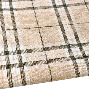 Tissus d'ameublement modernes pour la maison, à rayures, aspect lin, 100% polyester, <span class=keywords><strong>tissu</strong></span> pour canapé - Product Image 6