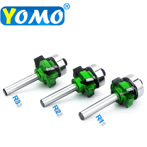 1/4 "vástago 6,35mm fresa cuchillo de corte madera PVC borde cara recortadora carpintería enrutador broca - Product Image 1