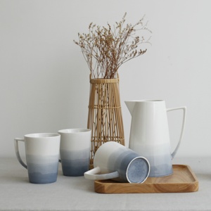 Mejor calidad <span class=keywords><strong>gracia</strong></span> diseño gris cristal japonés Café cerámica juego de té - Product Image 5