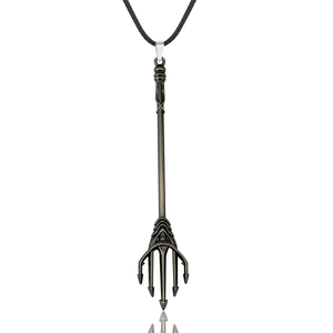 Última declaración joyería de la Alianza de Justicia rey del mar buzo armas Trident collar de bronce - Product Image 1