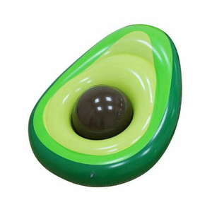 Wholesale Giant Inflatable PVC <strong>Avocado</strong> <strong>Pool</strong> <strong>Float</strong> with Ball - Product Image 1