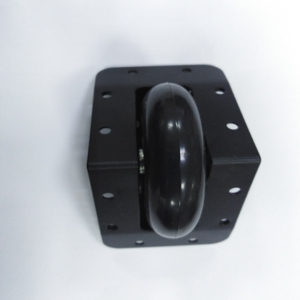 3 "Kanten montage BLACK Rolling Case Wheel Corner Rollen - Product Image 1