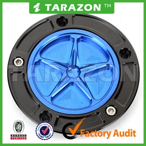 <span class=keywords><strong>Moto</strong></span> Léger Sans Clé 5 Étoiles CNC Racing Bouchon Du Réservoir De Carburant pour <span class=keywords><strong>FZ6</strong></span> R - Product Image 2