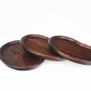 Plato de aperitivos Vintage hecho a mano, de madera de <span class=keywords><strong>Catalpa</strong></span>, con forma de anacardo - Product Image 4