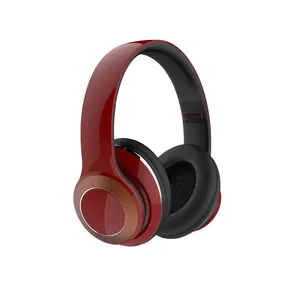 blue-tooth 5.0 function and mobile phone use foldable wireless headphone with microphone for sports