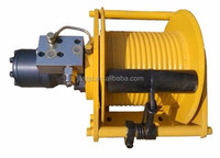 Treuil hydraulique de traction 1 tonne, treuil de récupération hydraulique, puissance hydraulique pour grue