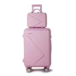 INS热卖样品手推车滚动套装手提舱旅行行李箱行李包行李箱