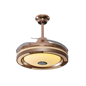 Precio barato hogar 42 pulgadas tres de <span class=keywords><strong>hideen</strong></span> cuchillas de ventilador de techo con luz y remoto - Product Image 2