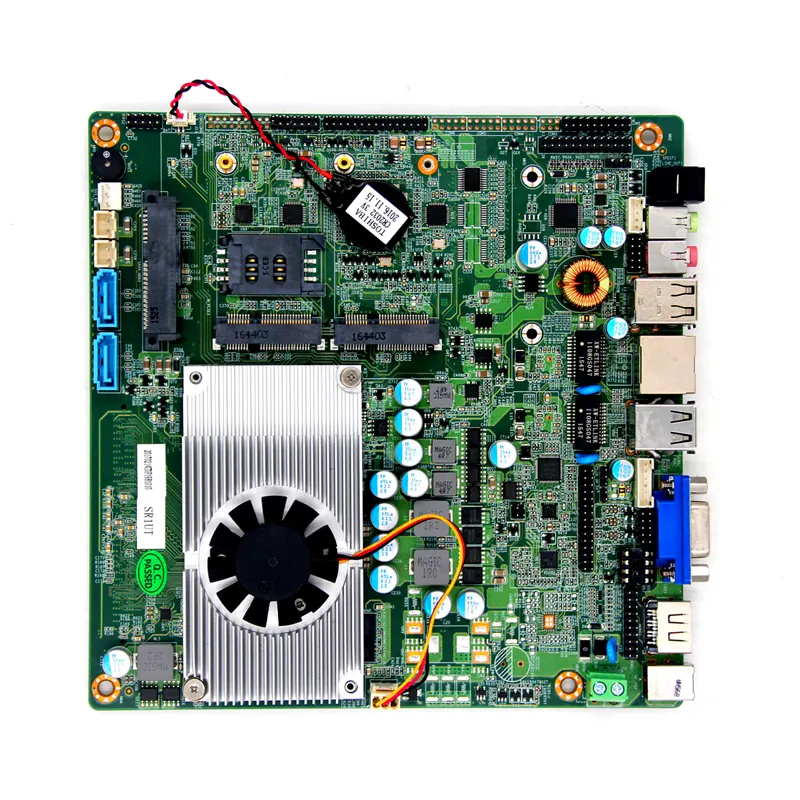 Intel mini pc HM87/HM86/QM87 chipset carte mère mini ITX i3/i5/i7 CPU 2 * prise en charge du RÉSEAU LOCAL HD-MI/VGA/double LVDS