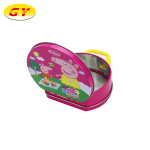 Peppa Pig stampato portatile della caramella barattolo di latta con la maniglia - Product Image 4