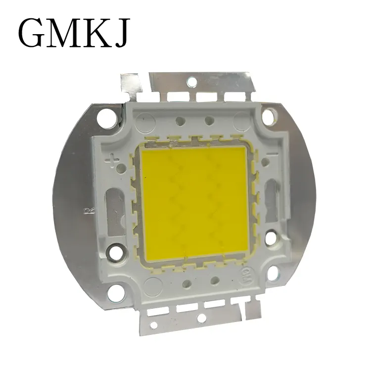 CRI 90 92 Fluks Tinggi Dasar Tembaga Murni COB LED 50W 100W dengan 120-140LM/W untuk Penggunaan Downlight