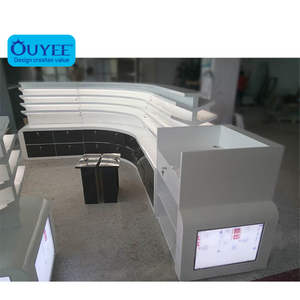 Wooden <strong>Display</strong> Table <strong>Corner</strong> Design Steel Showcase <strong>Display</strong> <strong>Cabinet</strong> for Optical Shop Decoration - Product Image 6