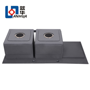 Profundo incorporado drainboard de acero inoxidable <span class=keywords><strong>fregadero</strong></span> de la cocina para gabinete - Product Image 2