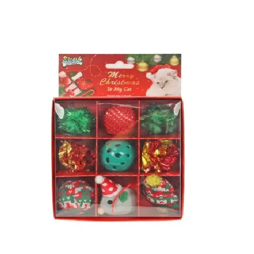 OEM Offered Funny Christmas Interactive Cat Toy Gift Set