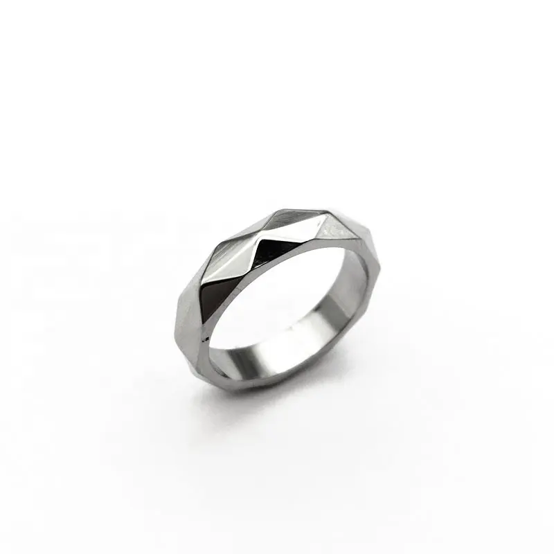 Hot Sale Men's Stainless Steel Rings in Silver and Gold Plated