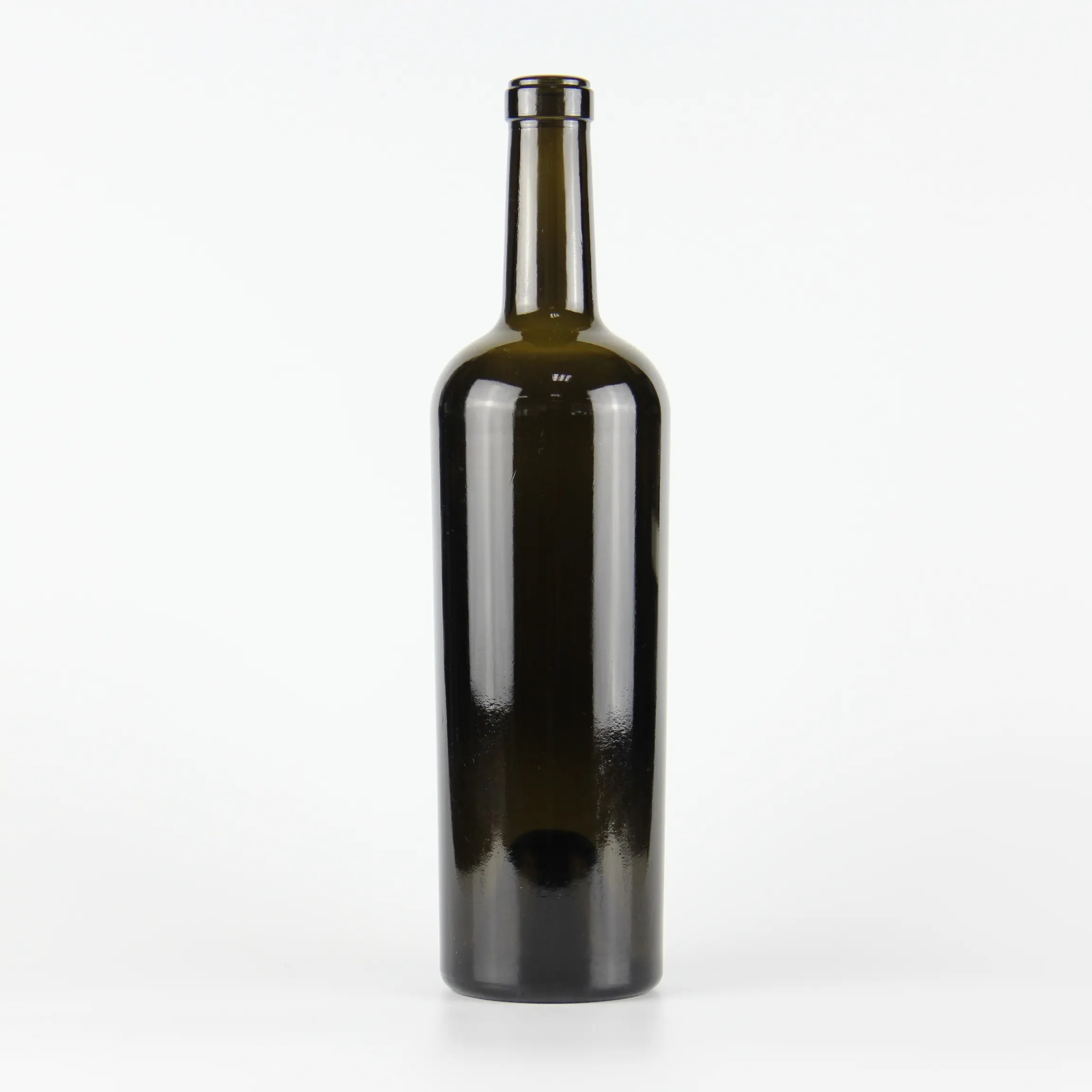 750ml hot sale antique green wine glass bottle