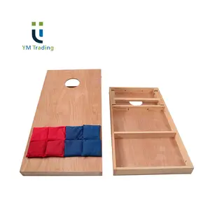 YUMING कस्टम Cornhole स्कोर सन्टी प्लाईवुड पाइन निर्माण Cornhole क्लासिक टॉस खेल