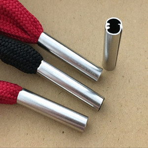 Ninguna orden mínima plata consejos cordón con capucha cadena decorativo metal aglet <span class=keywords><strong>para</strong></span> los <span class=keywords><strong>zapatos</strong></span> deportivos - Product Image 2
