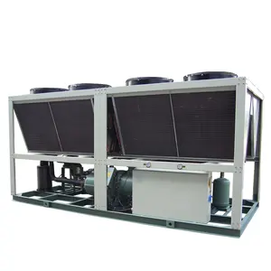230-430kw 欧式螺旋式模块化设计风冷热泵冷水机组