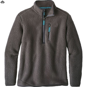 Custom <strong>Half</strong> <strong>Zip</strong> Polar Fleece <strong>Jacket</strong> <strong>Men's</strong> Pullover <strong>Jacket</strong> With Zippered Chest Pocket - Product Image 1