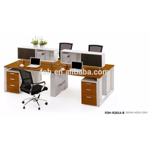 Tabique de vidrio Oficina estación de trabajo cubículo (FOH-KPZ2814B) - Product Image 1
