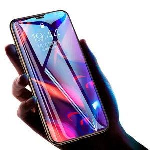 En gros Personnalisé Ultra-Mince Téléphone Mobile Complet 9 H en verre trempé pour iphone xs max écran protecteur