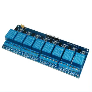 5v/12v pcb board power controlling 24v dc electronic 8 channel relay board module price with optocoupler supports