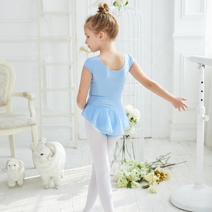 <span class=keywords><strong>Las</strong></span> <span class=keywords><strong>niñas</strong></span> de manga corta de gasa leotardo para entrenamiento de Ballet - Product Image 4