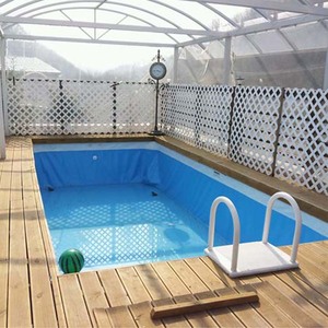 Comercial de marco de Metal de acero desmontable por encima de la piscina de tierra parque de agua de la piscina - Product Image 1