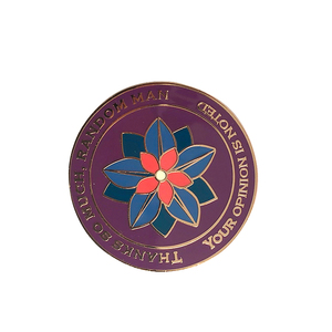 <span class=keywords><strong>Prix</strong></span> bas sur mesure logo rond doux émail métal pin badge - Product Image 3