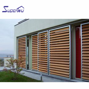 Tiêu Chuẩn Úc Gỗ Màu Tùy Chỉnh Nhôm Louver Cửa Sổ Cửa - Product Image 5