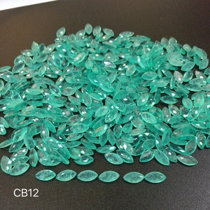 Wuzhou Thời Trang Pha Lê Zircon Fusion Đá Tổng Hợp Paraiba <span class=keywords><strong>Emerald</strong></span> Sapphire <span class=keywords><strong>Ruby</strong></span> Đá Quý - Product Image 1