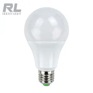 A60 9watt lâmpada led lâmpadas de poupança de energia de alumínio pc raw material de montagem e27 led light bulb 12w