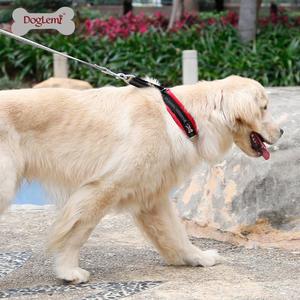 Collar de entrenamiento de nailon para perros, cadena de estrangulación Martingale acolchada suave de liberación rápida, Collar de perro grande, cintas, luces LED, sin goma - Product Image 6