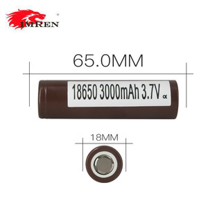 Heißer Verkauf 3,7 v Wiederaufladbare <span class=keywords><strong>18650</strong></span> <span class=keywords><strong>LG</strong></span> <span class=keywords><strong>hg2</strong></span> 3000 mah batterie