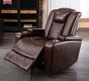 New Phong Cách Sang Trọng Điện Rạp Hát Tại Nhà Ngồi Có Thể Ngả Thông Minh <span class=keywords><strong>Sofa</strong></span> Với Ánh Sáng Cảm Ứng Chức Năng Mát Cupholder - Product Image 4