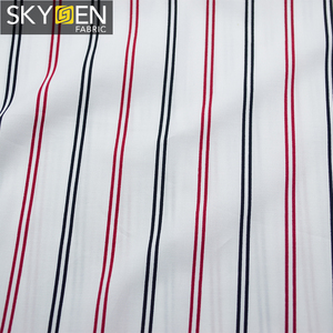 Skygen plaine weave corée tissu 97% <span class=keywords><strong>coton</strong></span> 3% <span class=keywords><strong>lycra</strong></span>, doux rayé élasthanne <span class=keywords><strong>lycra</strong></span> tissu avec bon prix - Product Image 4