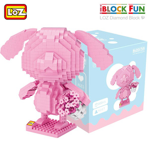 Chaude en plastique diy assemblée anime figure de bande dessinée lapin <span class=keywords><strong>figurine</strong></span> pour la décoration - Product Image 2