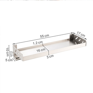 Scaffale da cucina scaffale per spezie a parete <span class=keywords><strong>in</strong></span> <span class=keywords><strong>acciaio</strong></span> inossidabile diretto <span class=keywords><strong>in</strong></span> fabbrica, metallo Made <span class=keywords><strong>in</strong></span> China <span class=keywords><strong>portaspezie</strong></span> doppio G126-01N - Product Image 6