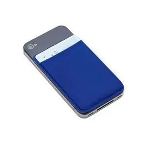 Shenzhen Lycra cloth cardholders phone case Sticky cardholder for cellphone color print holder for phone
